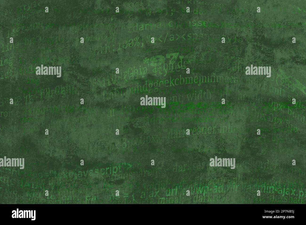 Green grunge background with numbers and letters Stock Photo Alamy