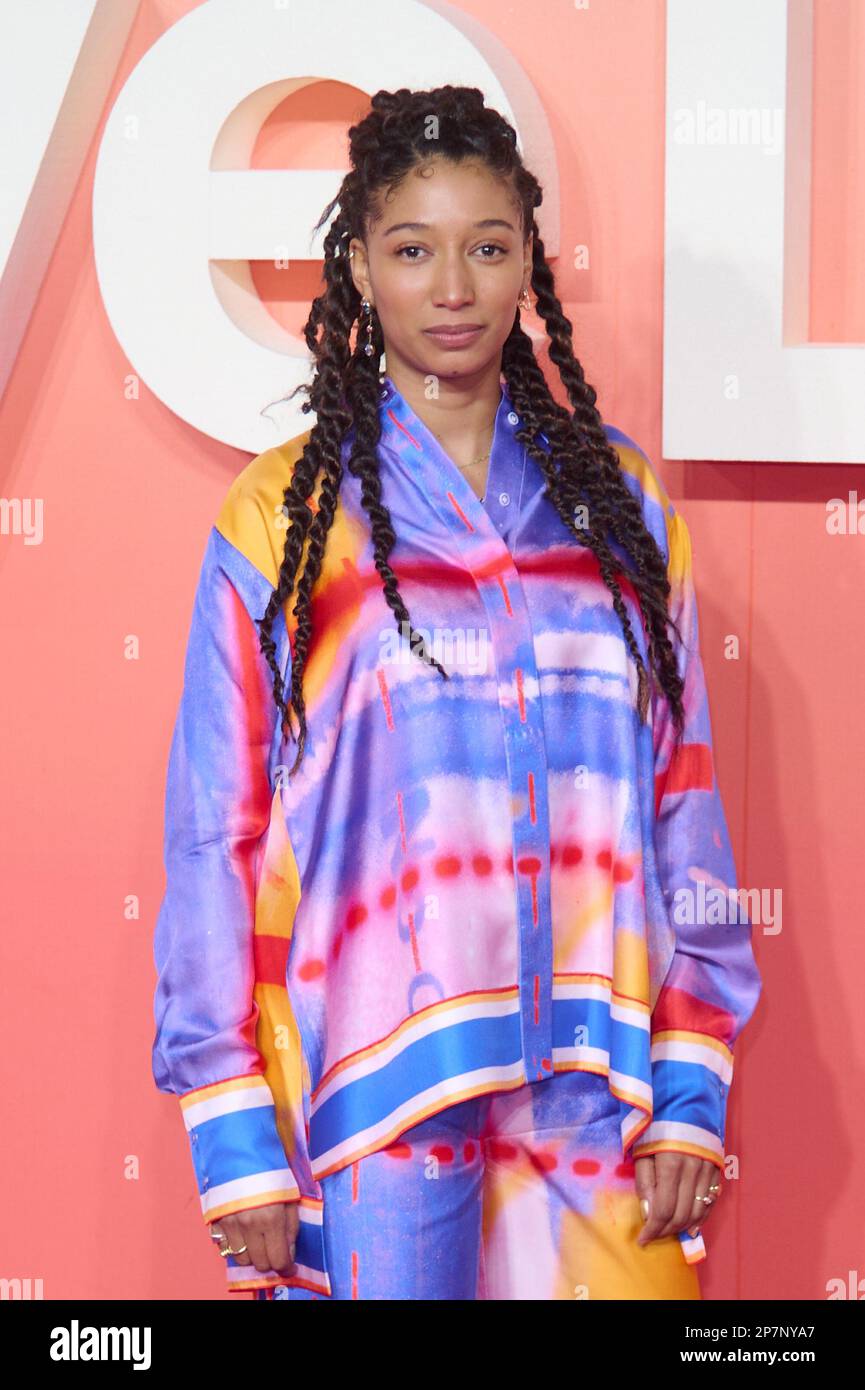 London, UK . 8 March, 2023 . Raine Allen-Miller pictured at the The UK Premiere of Rye Lane held at the PeckhamPlex - Rye Lane. Credit:  Alan D West/EMPICS/Alamy Live News Stock Photo