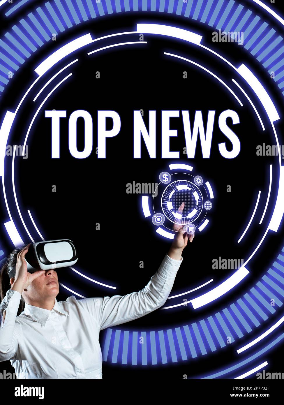Inspiration showing sign Top News. Word for information that is being ...