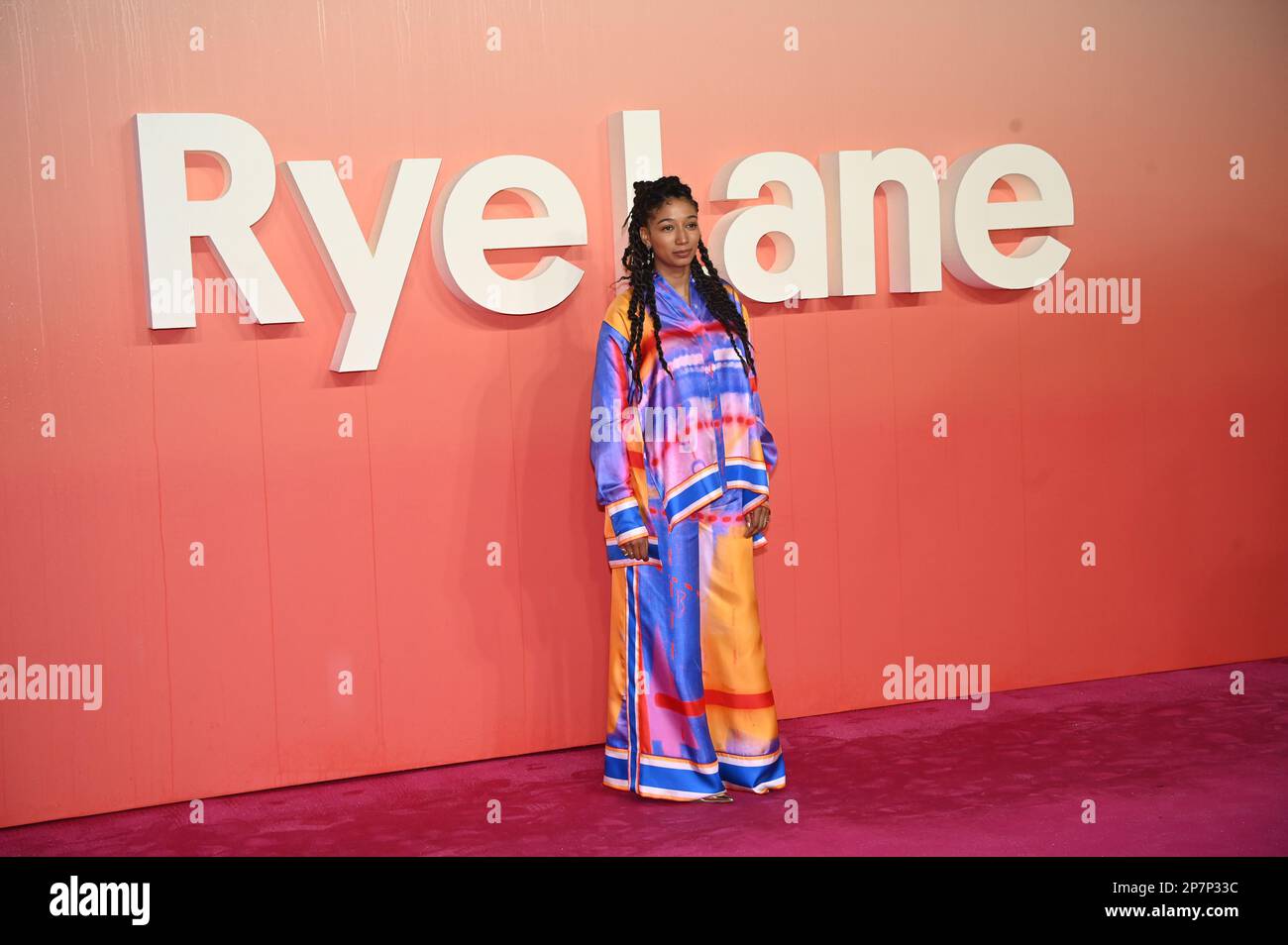 London, UK. 08th Mar, 2023. Raine Allen Miller attends UK Premiere of RYE LANE at Peckhamplex, London, UK. Photo date on 8th March 2023. Credit: See Li/Picture Capital/Alamy Live News Stock Photo