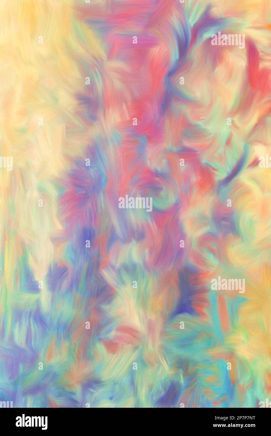 Abstract painting brush strokes well visible Stock Photo Alamy