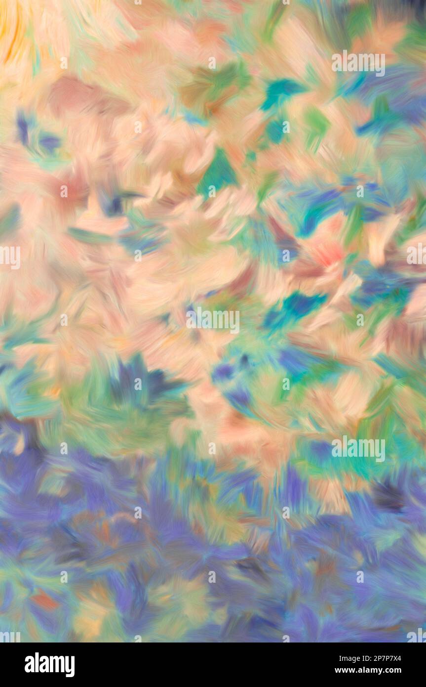 Abstract painting brush strokes well visible Stock Photo Alamy