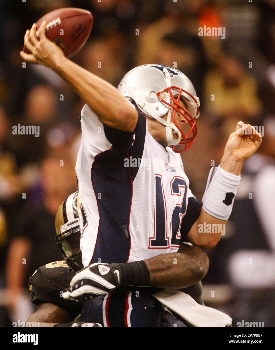 2009 November 30: New England Patriots quarterback Tom Brady (12