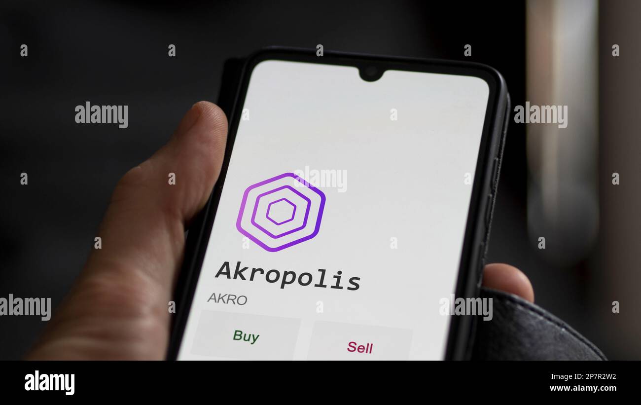 Akropolis cryptocurrency hi-res stock photography and images - Alamy