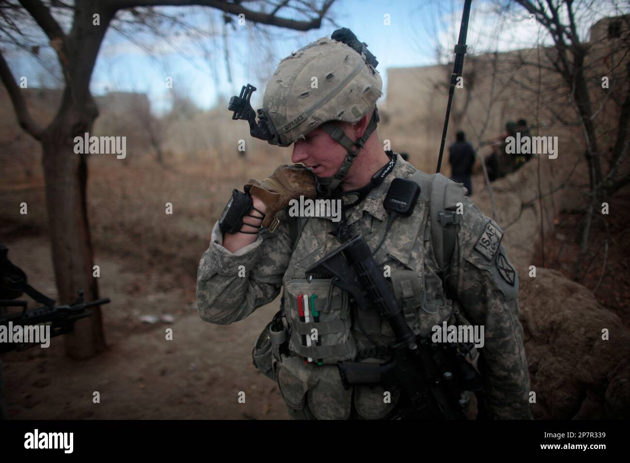 Sgt. Ryan Gifford from Dallas, Texas, of the Able Troop 3-71 Cavalry ...