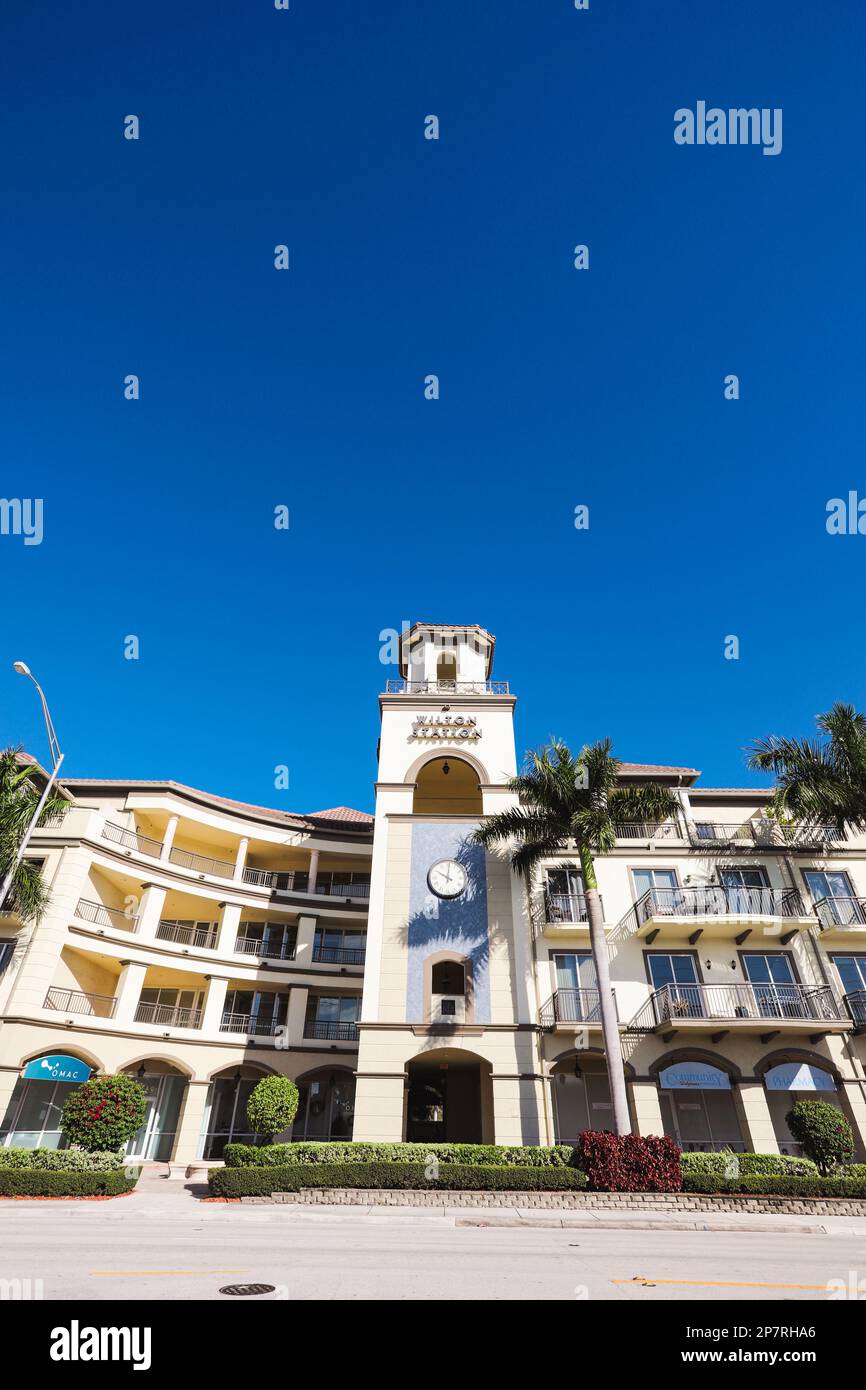 Wilton Station Condo Complex Stock Photo Alamy