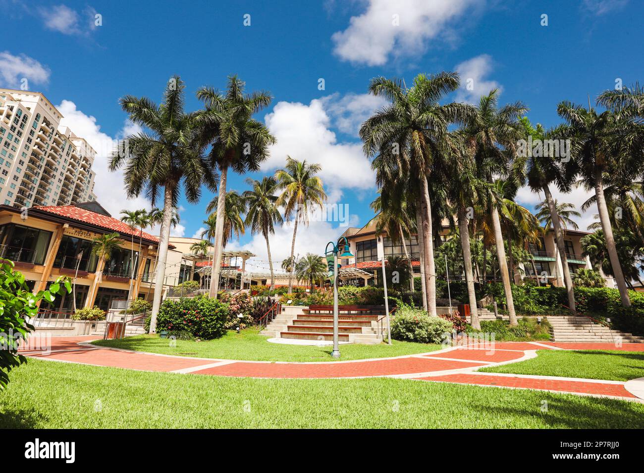 The sweeping landscape of the Broward Center for the Performing Arts in