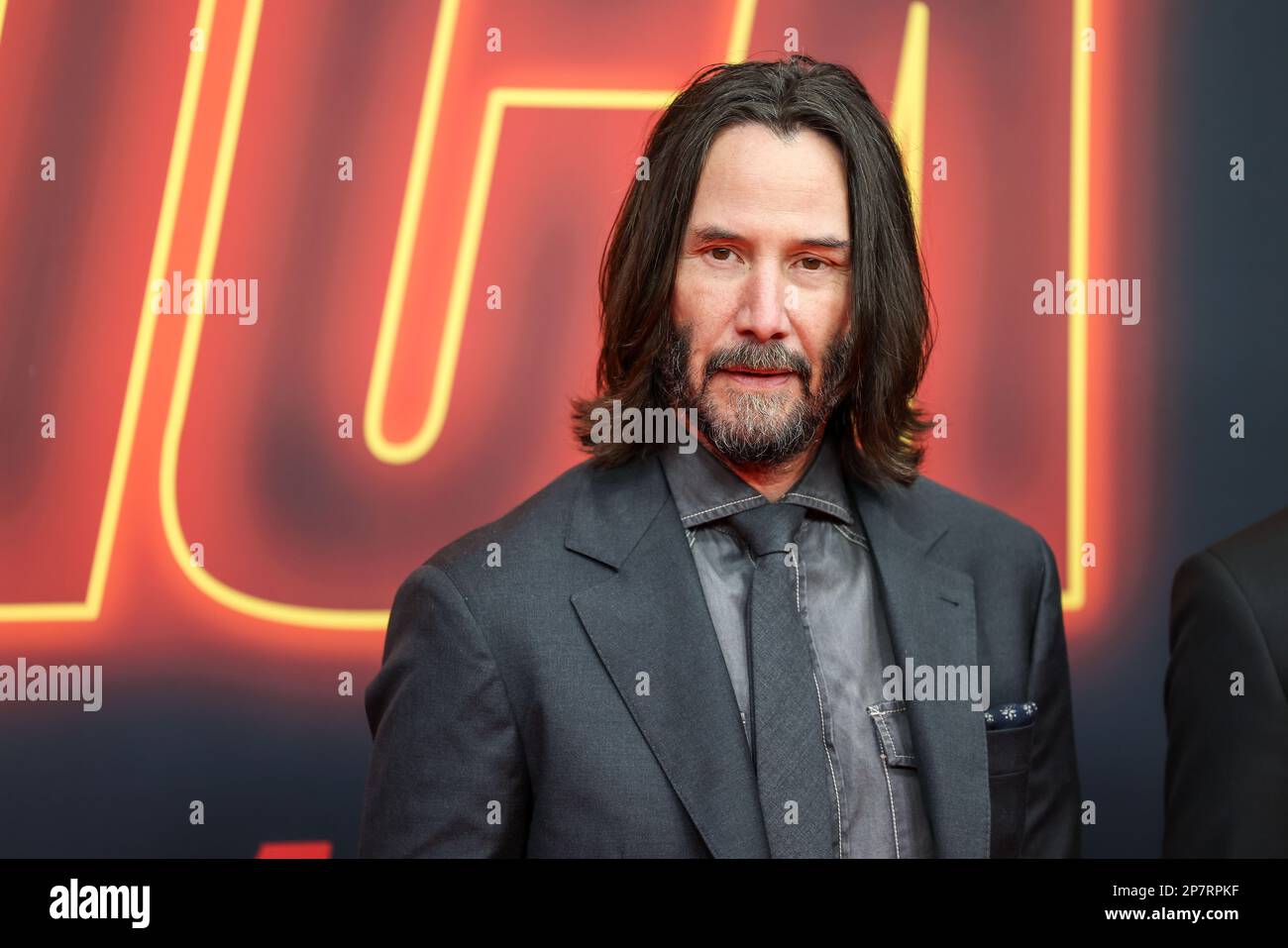 JOHN WICK: CHAPTER 4, US poster, Keanu Reeves, 2023. Illustration by Alice  X. Zhang / © Lionsgate / Courtesy Everett Collection Stock Photo - Alamy