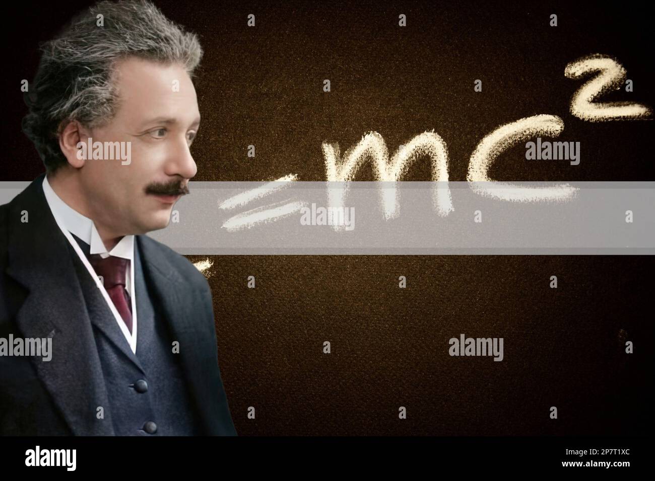 Albert Einstein, the greatest scientist of the twentieth century Stock Photo