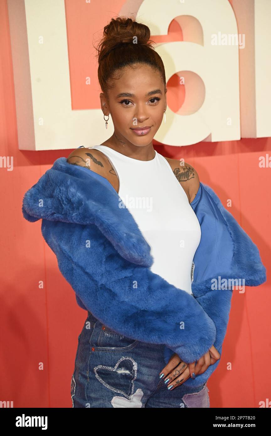 London, UK. 08th Mar, 2023. Paigey Cakey attends UK Premiere of RYE