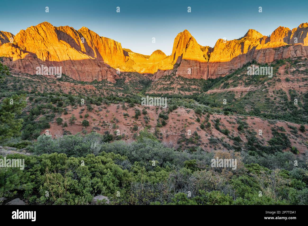 Kolob Canyons Viewpoint in Zion National Park, Utah, USA. Stock Photo