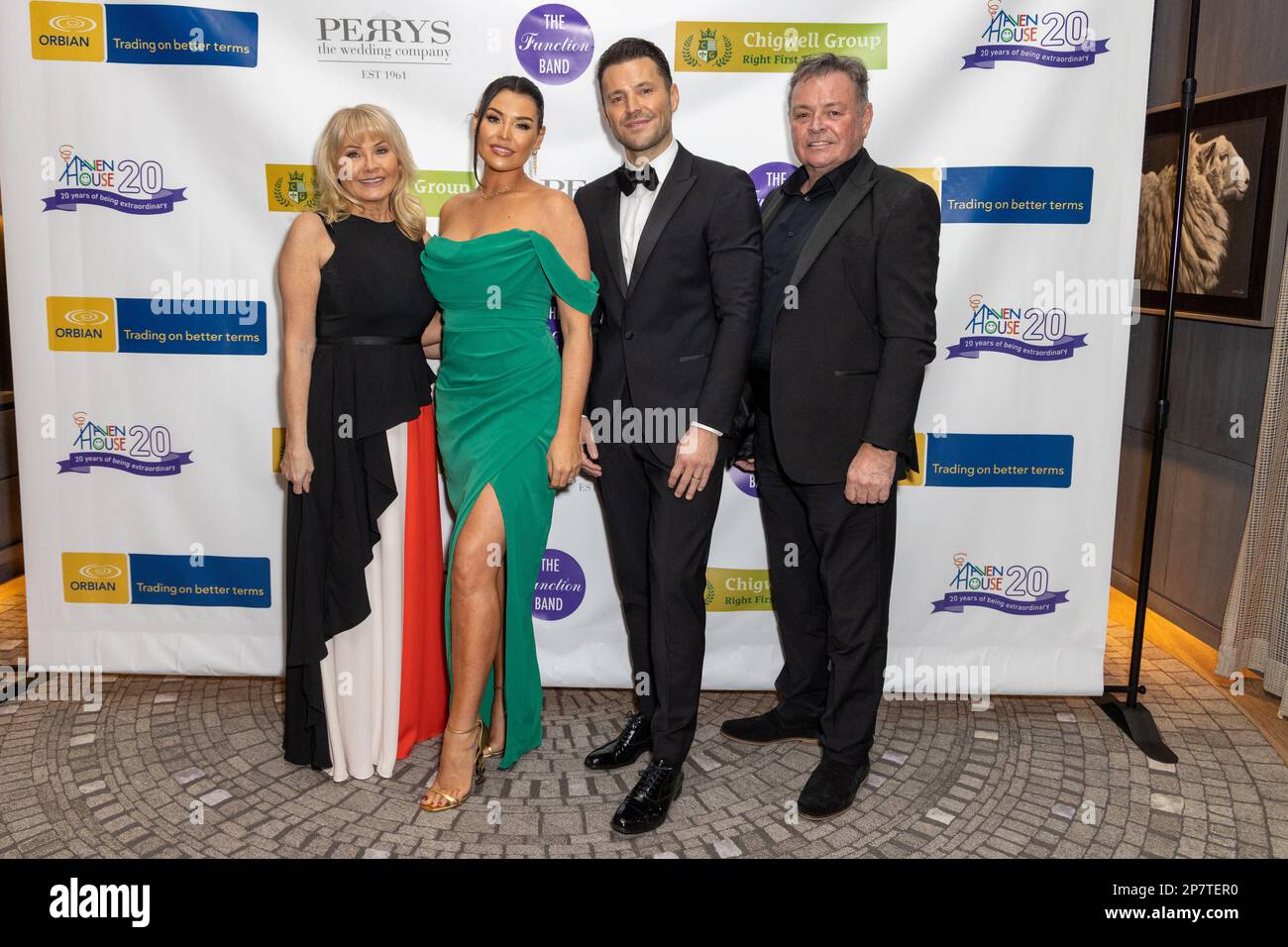 London, UK. 08th Mar, 2023. (From LR) Carol Wright, Jess Wright, Mark Wright and Mark Wright Sr