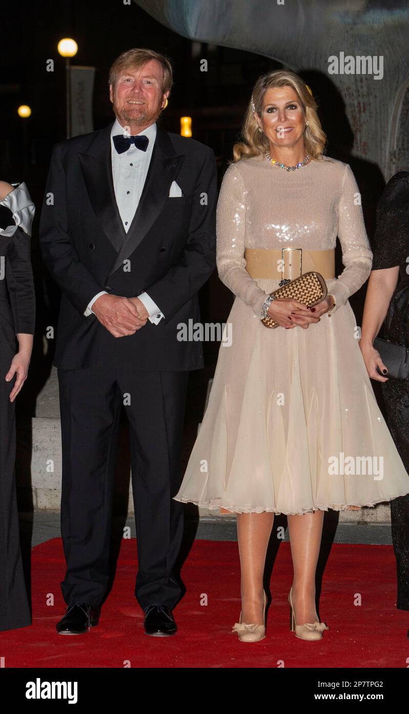 King Willem Alexander and Queen Maxima of The Netherlands arrive at the ...