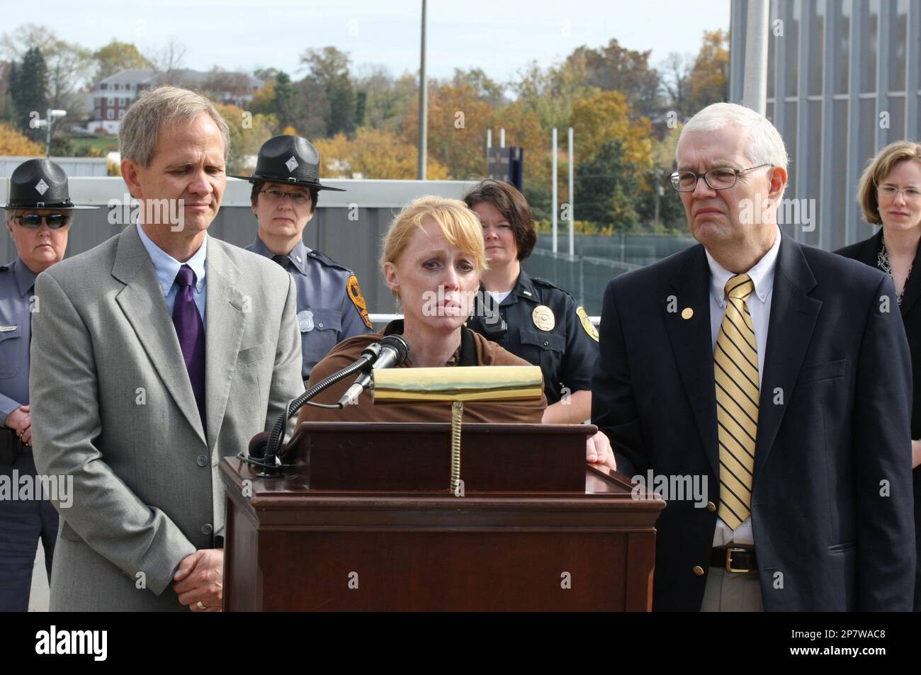Gil Harrington, the mother of missing Virginia Tech student