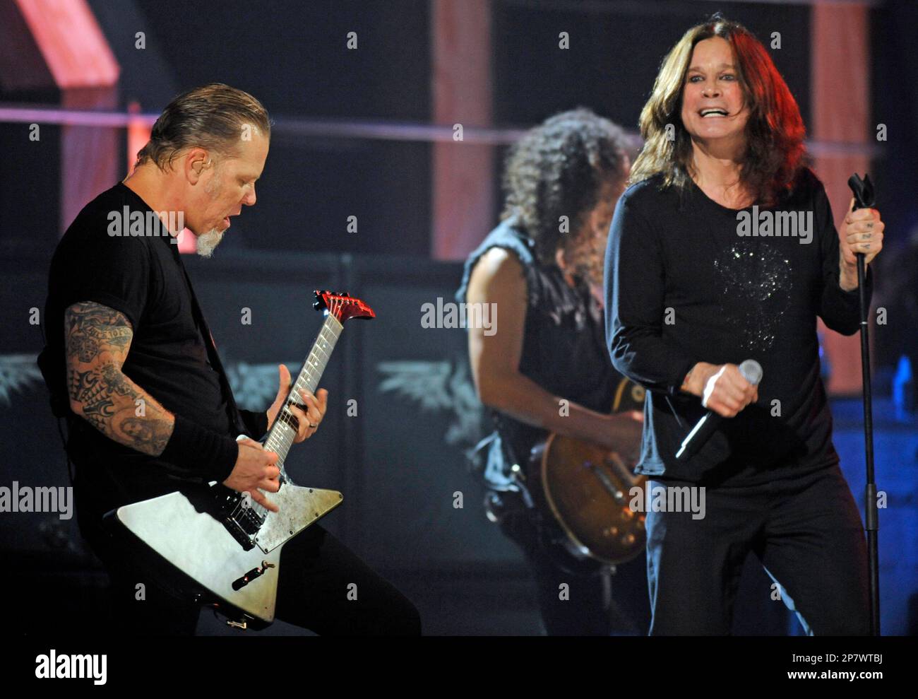 ozzy osbourne and james hetfield