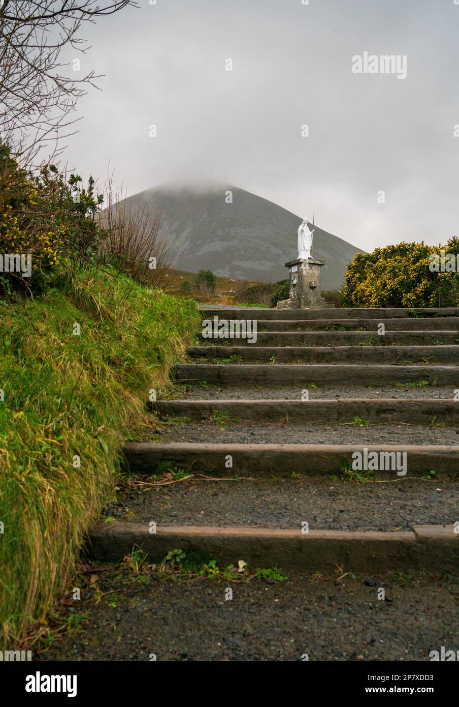 St. Patrick at Croagh Patrick, County Mayo, Ireland Stock Photo Alamy