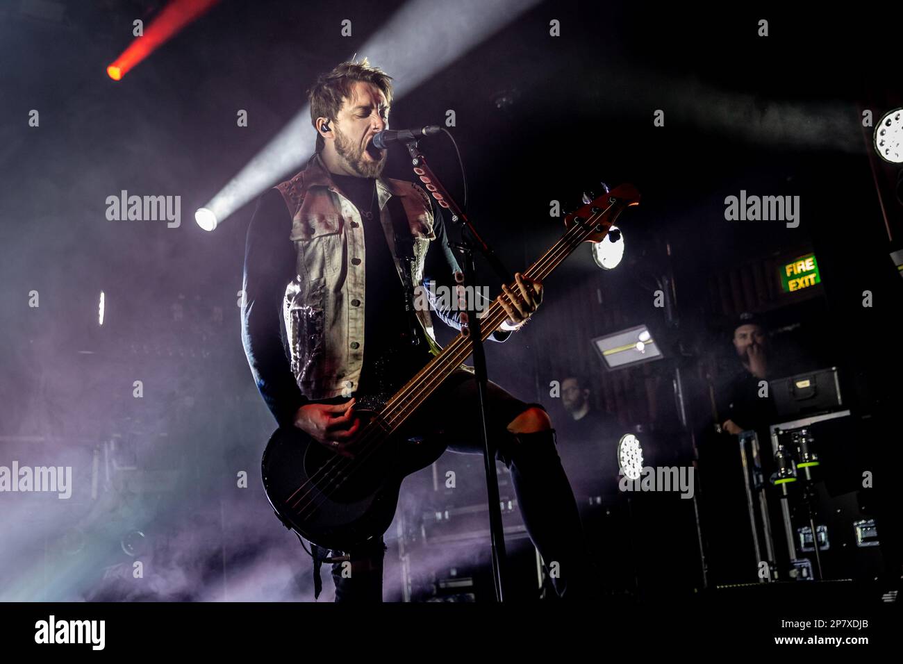 Southampton, UK. 08th Mar, 2023. Bullet For My Valentine performing at the O2 Guildhall Southampton 08.03.2023. Credit: Charlie Raven/Alamy Live News Stock Photo