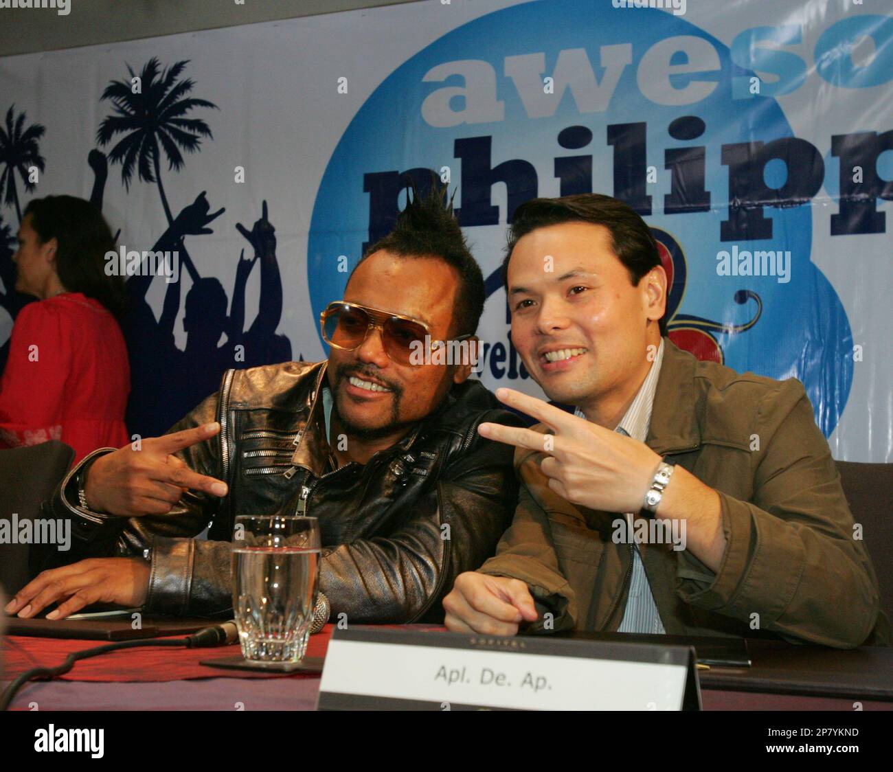 Black Eyed Peas singer apl.de.ap is joined by Tourism Secretary Ace
