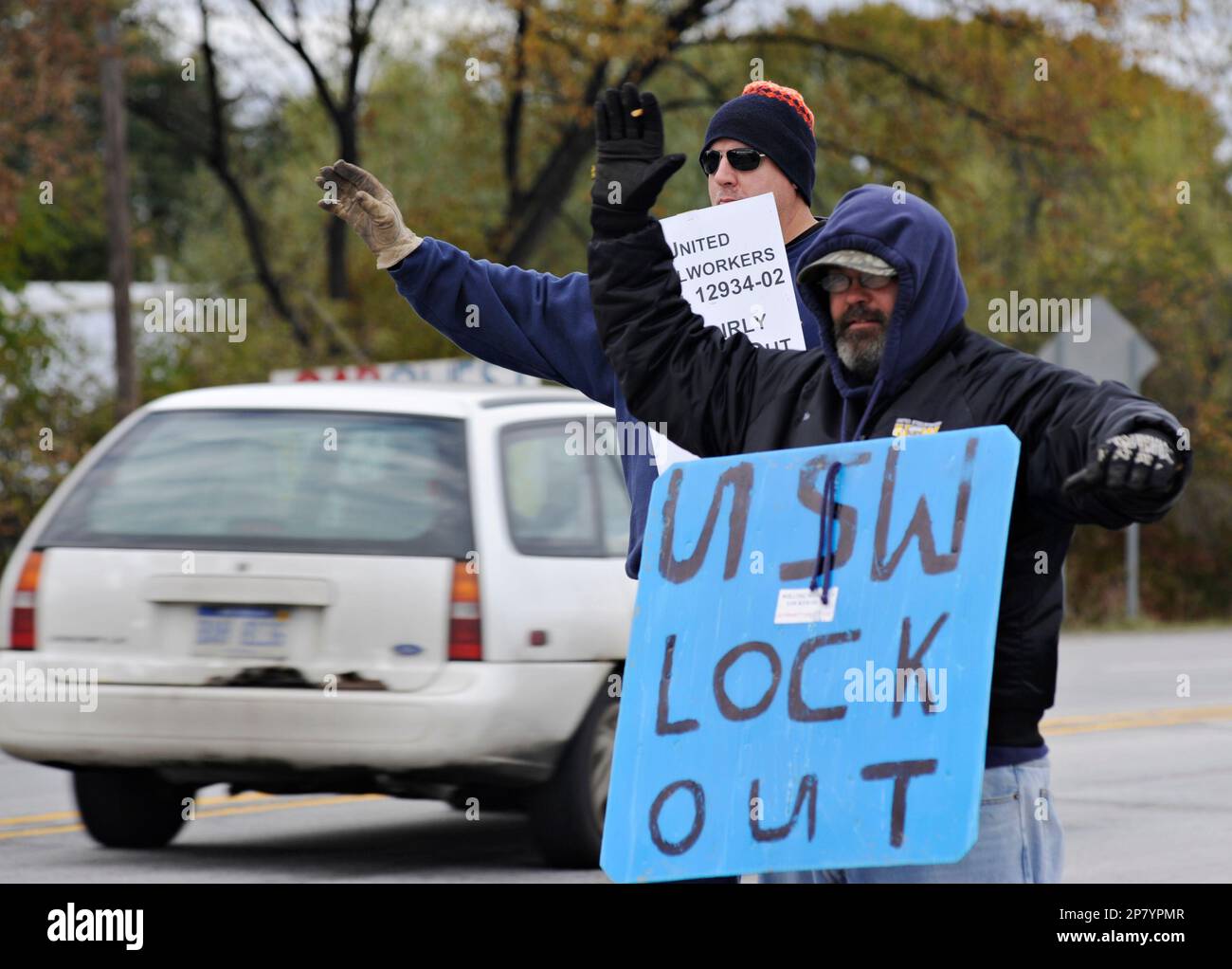 This Oct. 13, 2009 photo shows Michael Jean, left, and Rick Jamrog