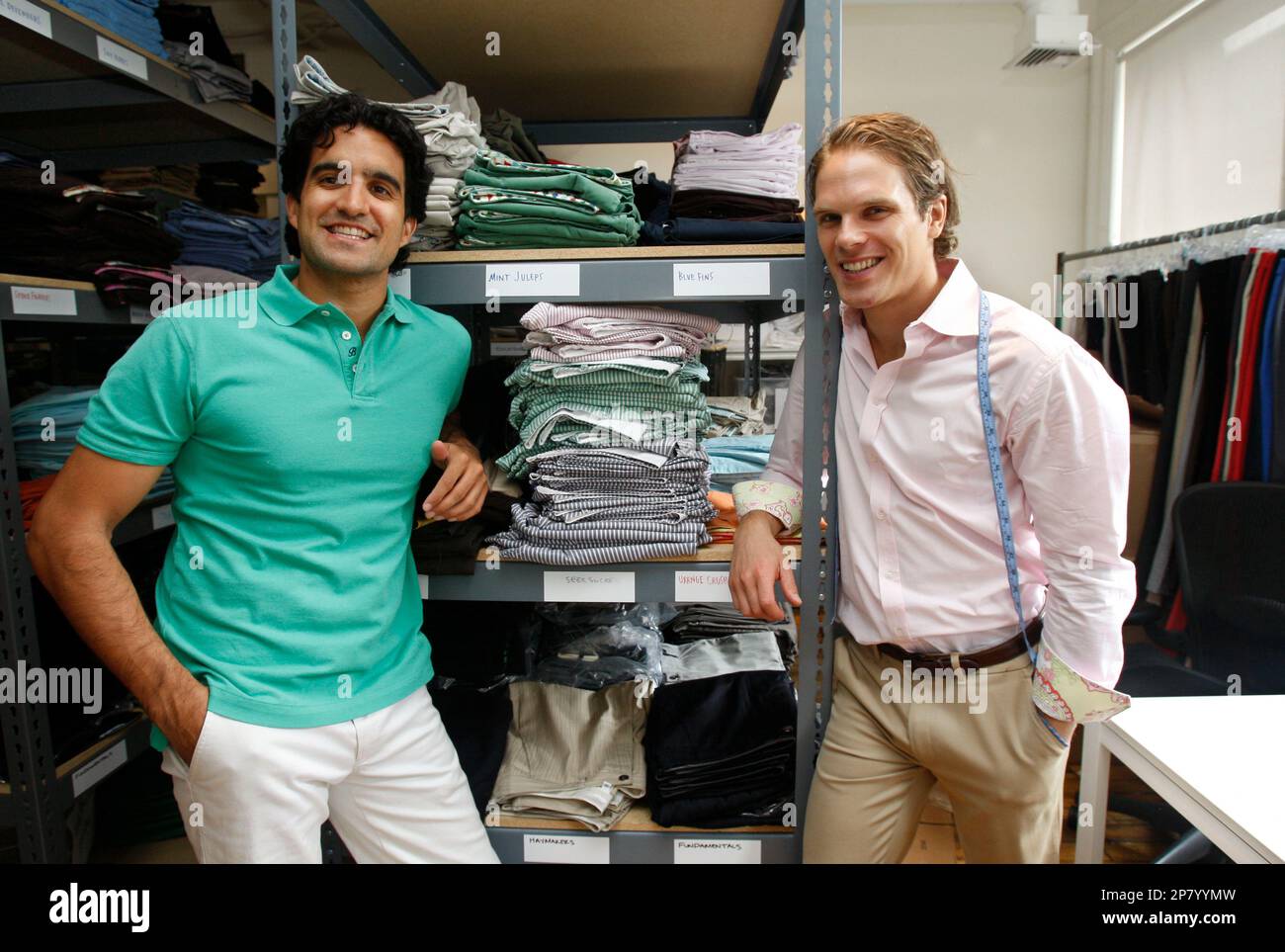 In this photo made Thursday, Sept. 17, 2009, Bonobos online trousers CEO and cofounder Andy