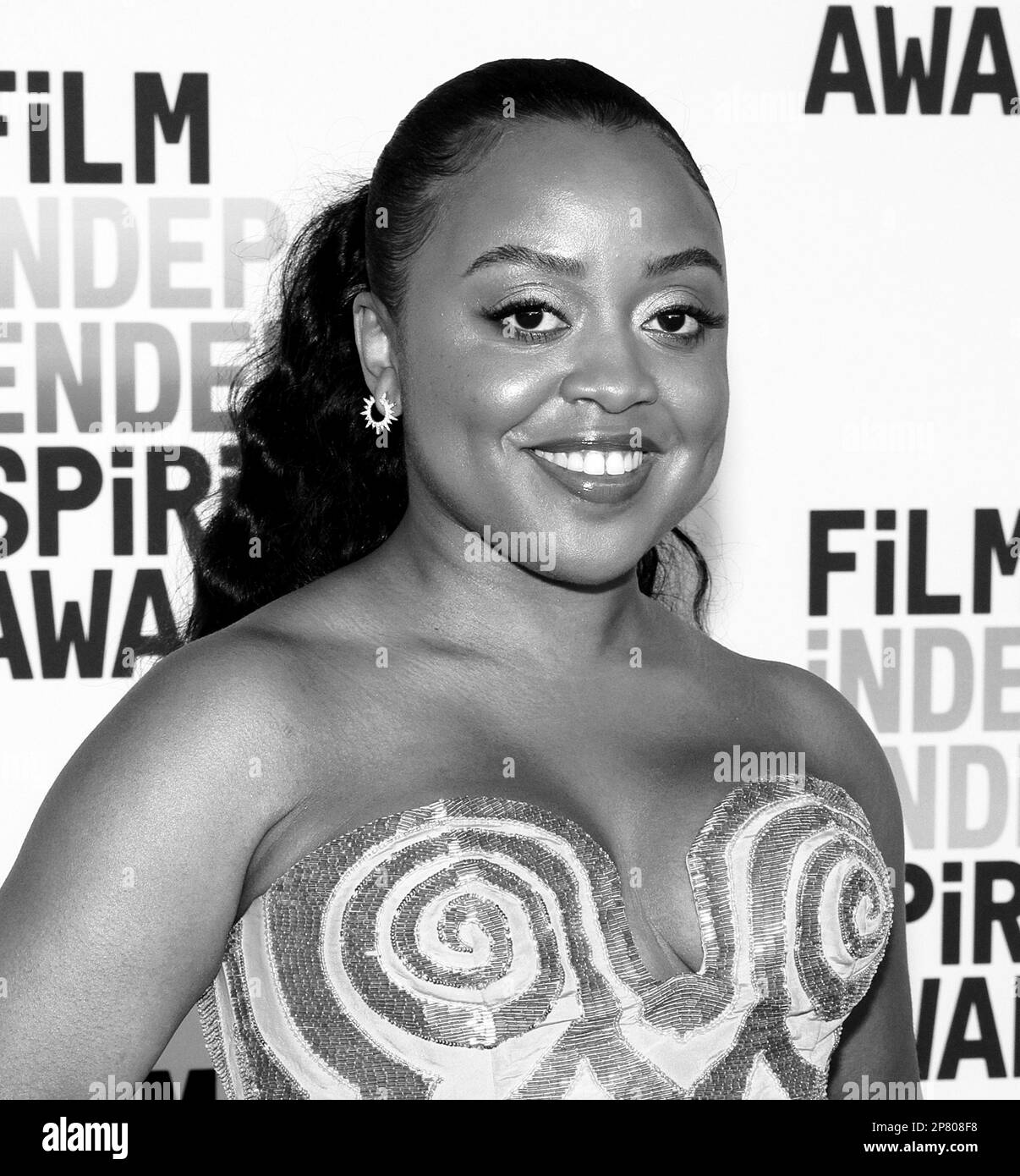 Santa Monica, California March 04, 2023 Quinta Brunson attends the