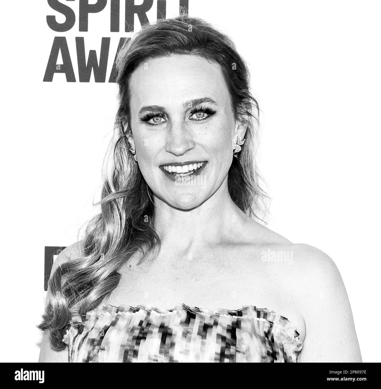Santa Monica, California - March 04, 2023: Pamela Ribon attends the 2023 Film Independent Spirit Awards Stock Photo