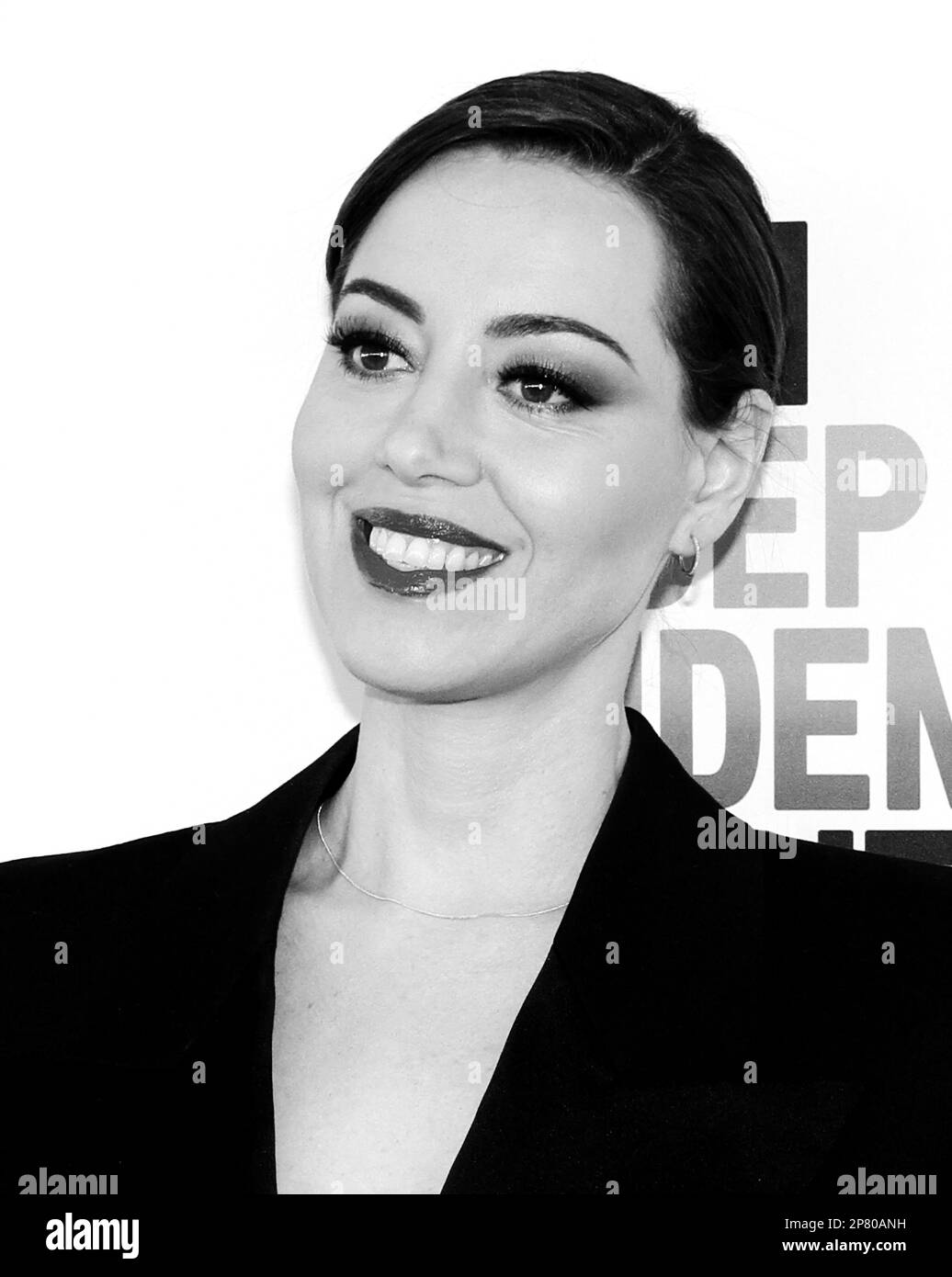 Aubrey plaza Black and White Stock Photos & Images Alamy