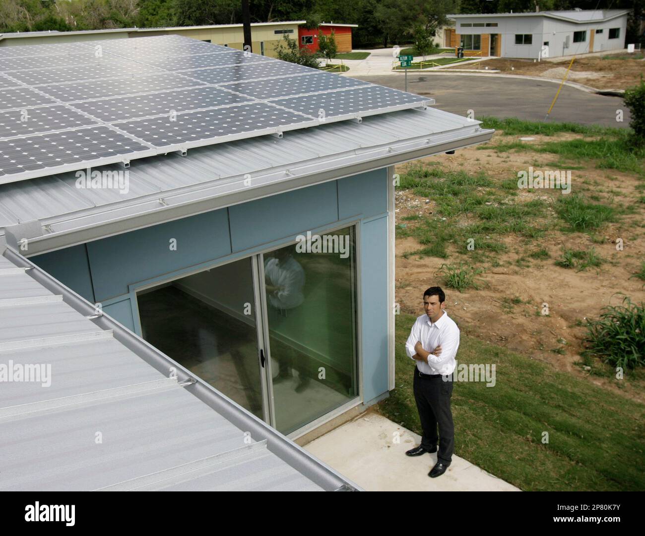 Architect and developer Chris Krager is shown in his 