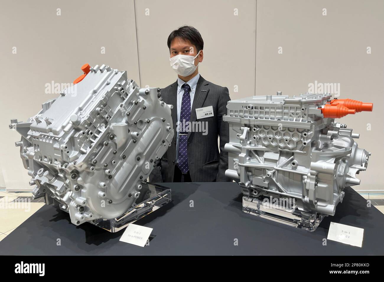 Nissan's Chief Powertrain Engineer, Masaki Takaoka, poses for a photo