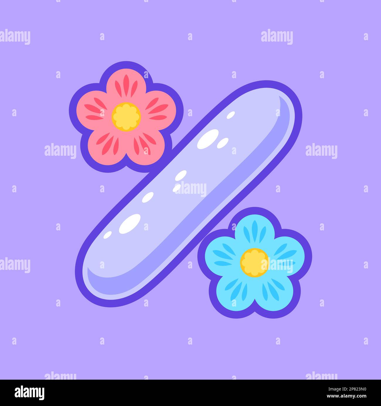 Punctuation division and subtraction mark, color lettering of flowers ...