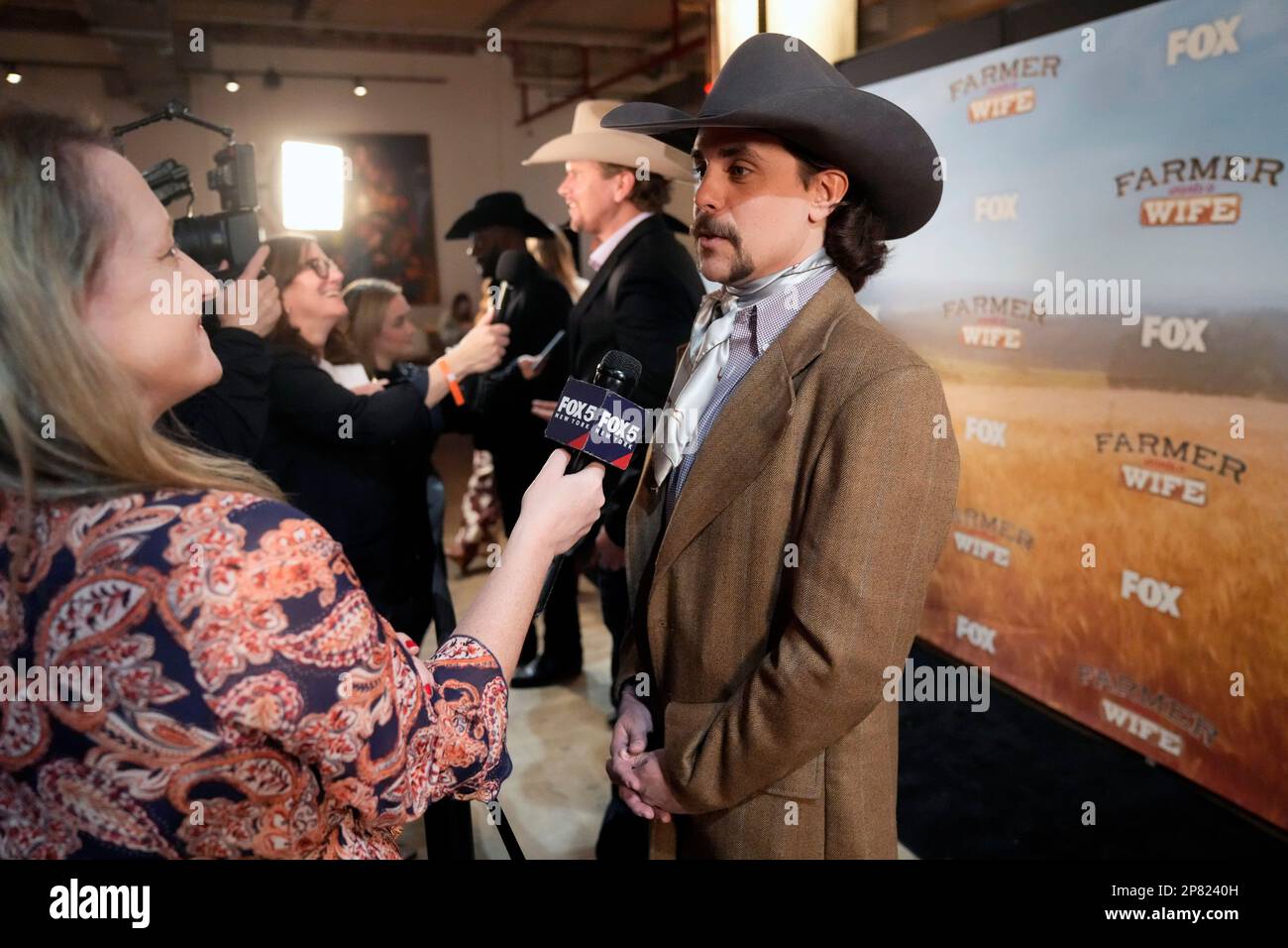 Allen Foster attends the premiere FOX television's 