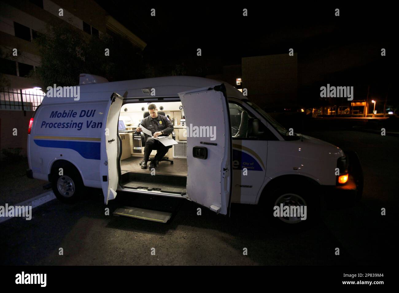 In this Sept. 11, 2009 photo, Phoenix Police Department Officer James ...