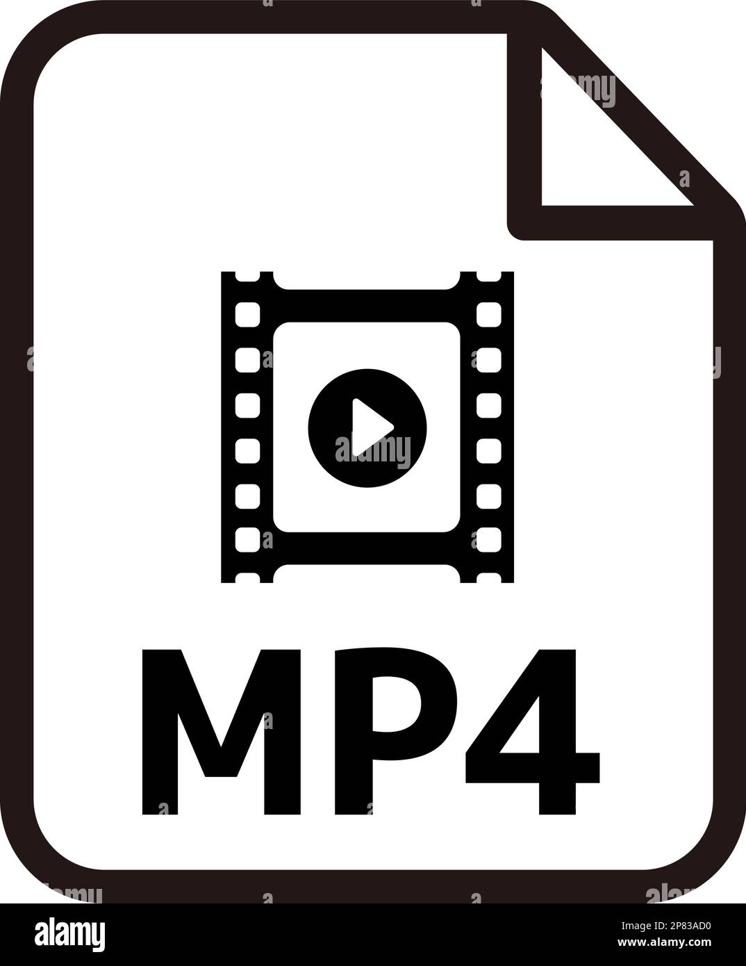 Mp4 file type hi-res stock photography and images - Alamy