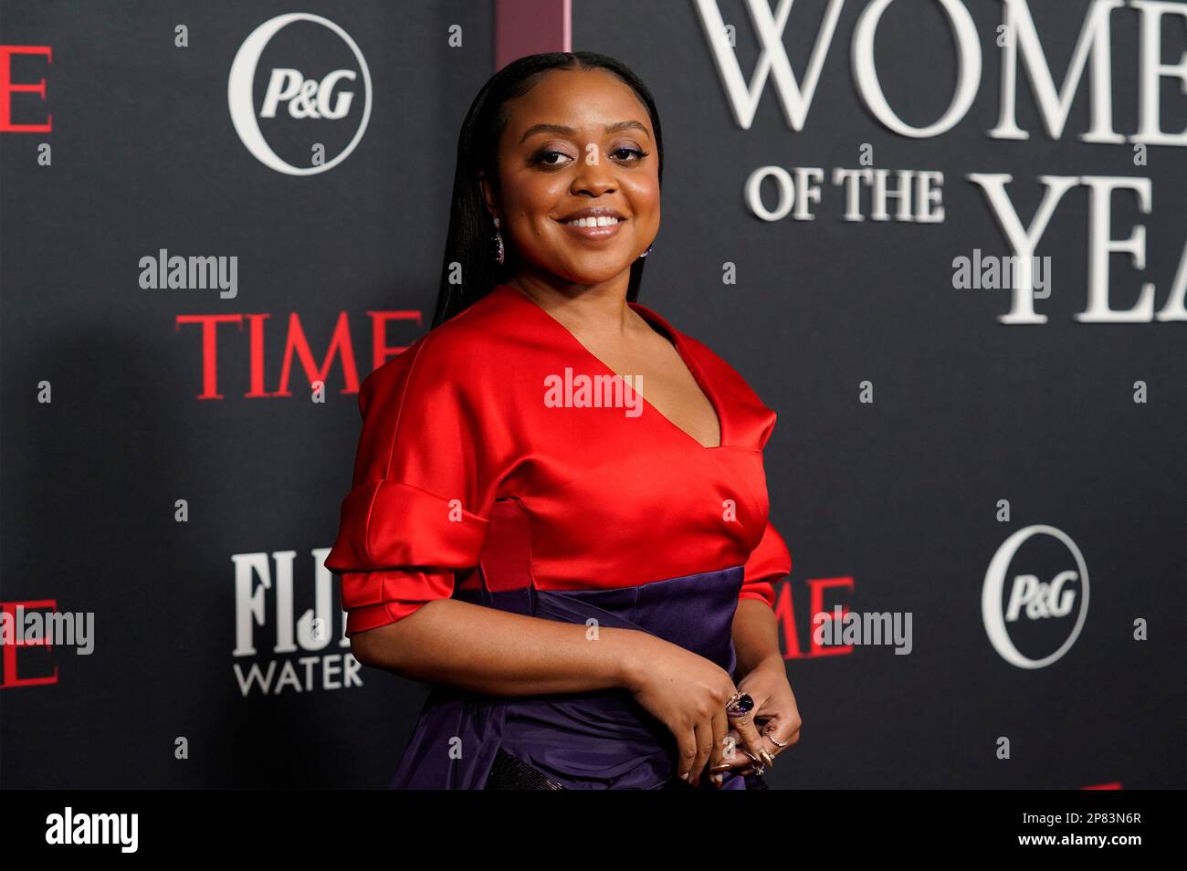 Quinta Brunson arrives at Time's second annual Women of the Year Gala