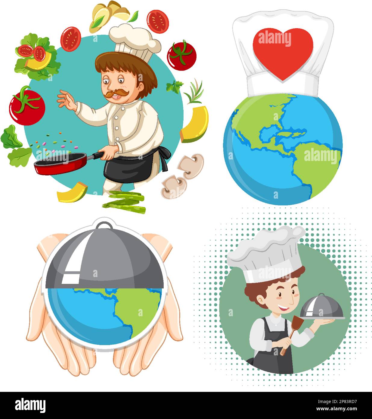 Set of mix cooking day illustration Stock Vector Image & Art Alamy