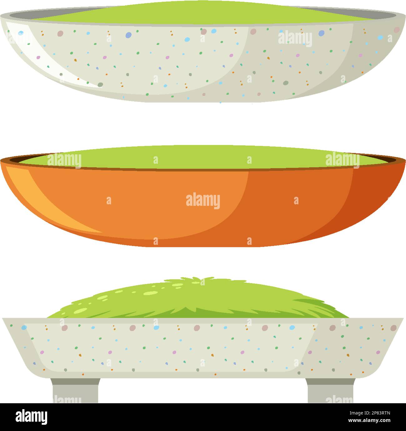 Set of plant pot isolated illustration Stock Vector Image & Art - Alamy