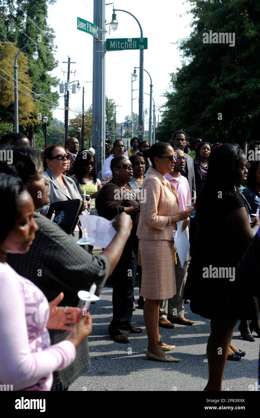 Candles were lit, prayers were spoken aloud and hymns were sung by