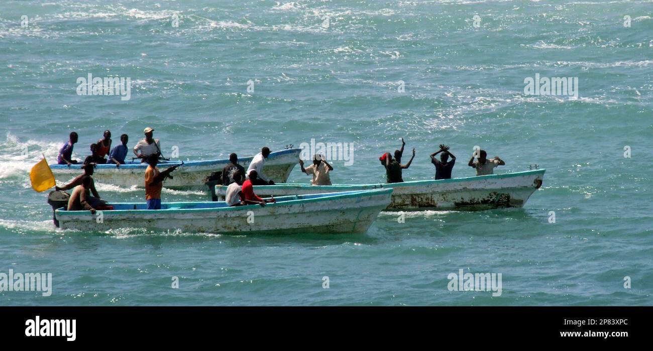 Somali Pirates Captured By Naval Forces