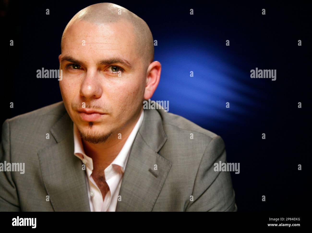 FILE - In this Aug. 13, 2009 file photo, recording artist Pitbull poses ...