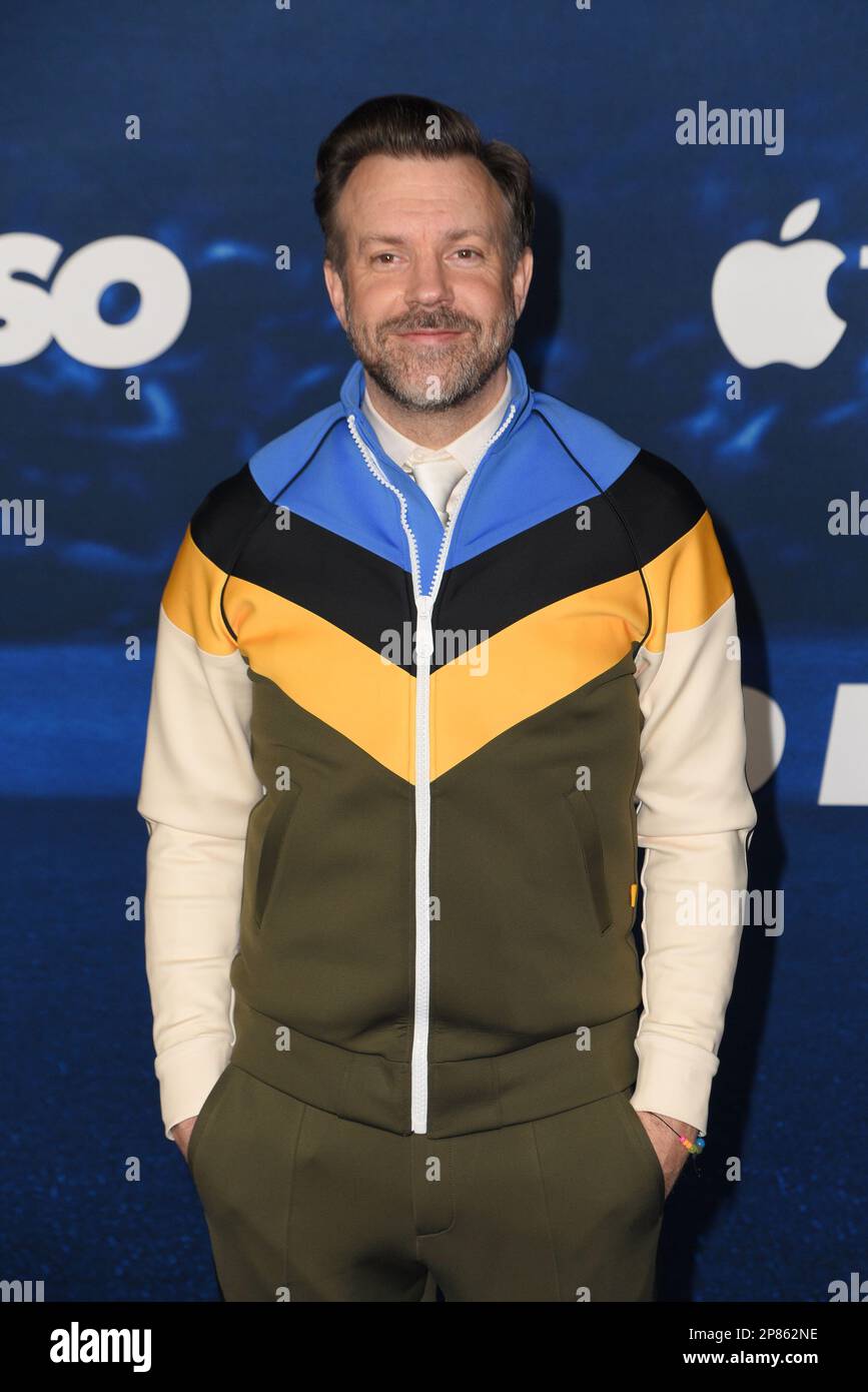 Jason Sudeikis attends the "Ted Lasso" Season 3 Premiere Stock Photo