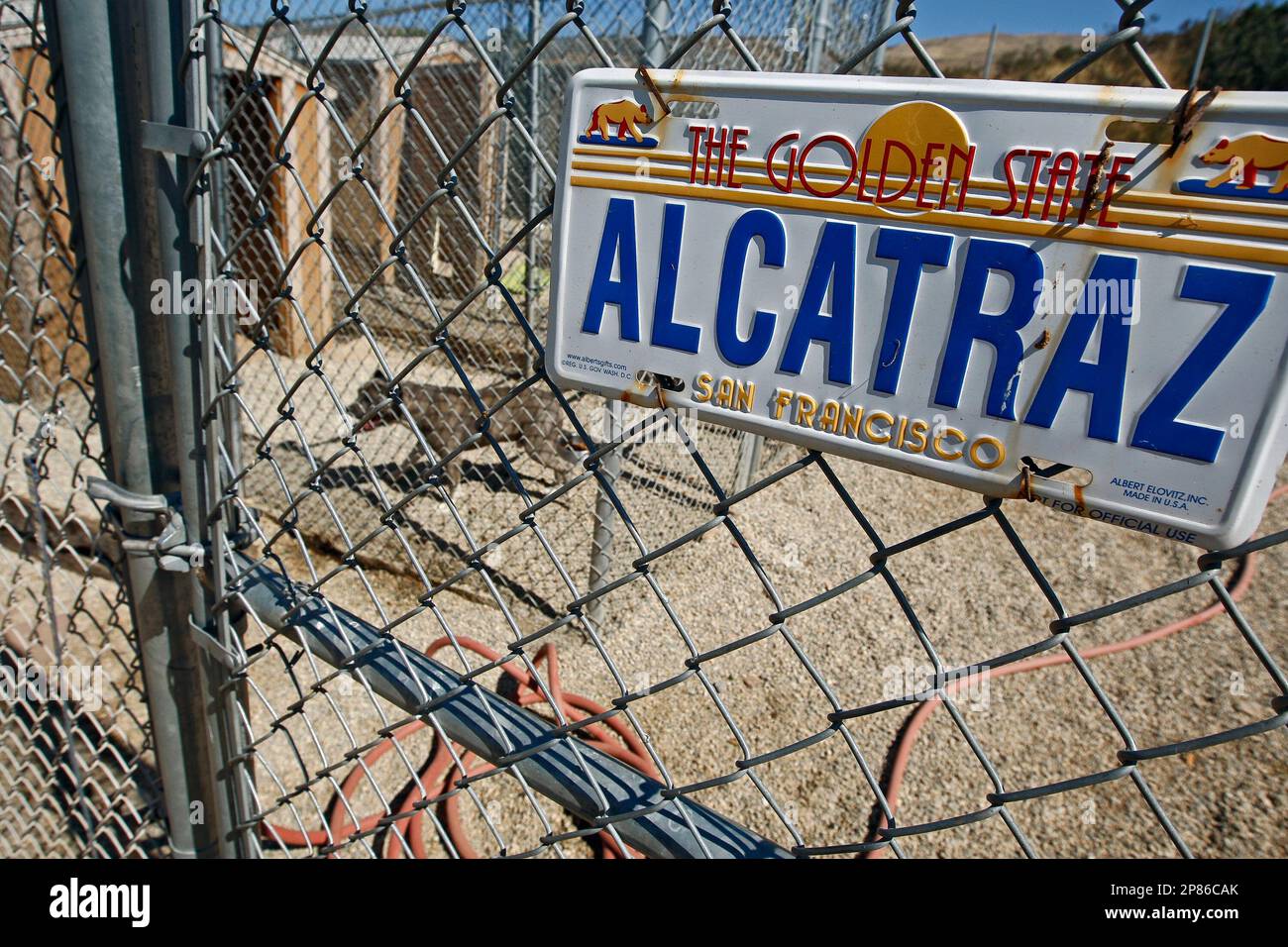 This photo taken Aug. 8, 2009 shows a California license with the name