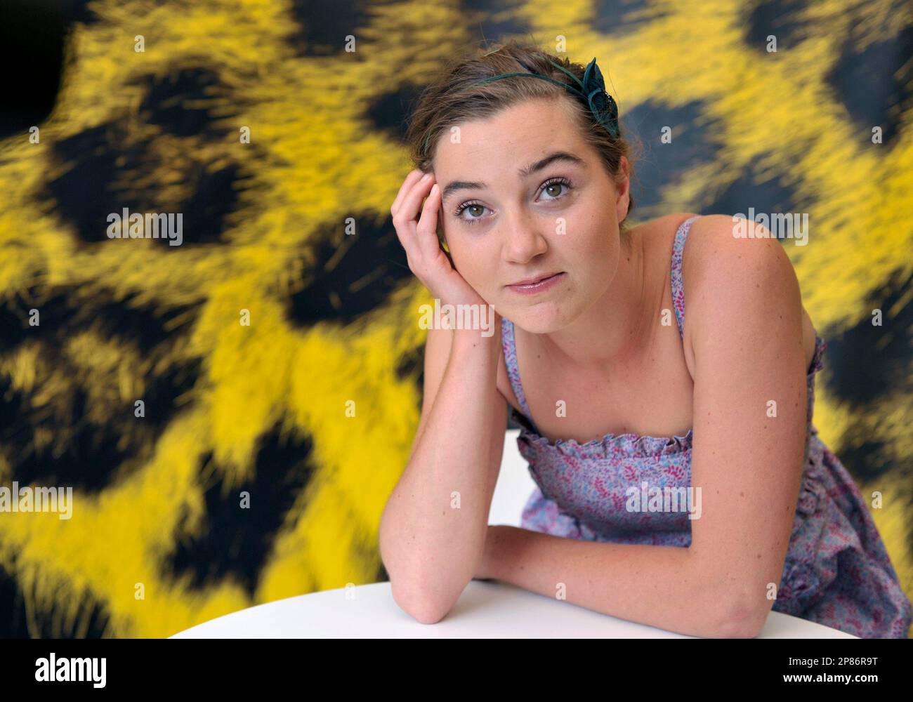 Swiss actress Nina Meurisse poses during a photocall prior to the  presentation of Frederic Mermoud's movie Complices (Partners), at the  62nd Locarno International Film Festival, Sunday, Aug. 9, 2009, in Locarno,  Switzerland. (