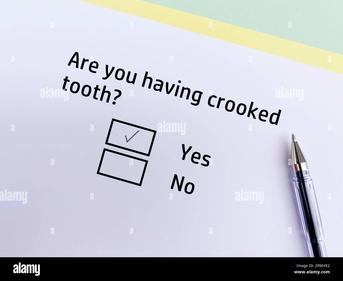 Crooked tooth hi-res stock photography and images - Alamy