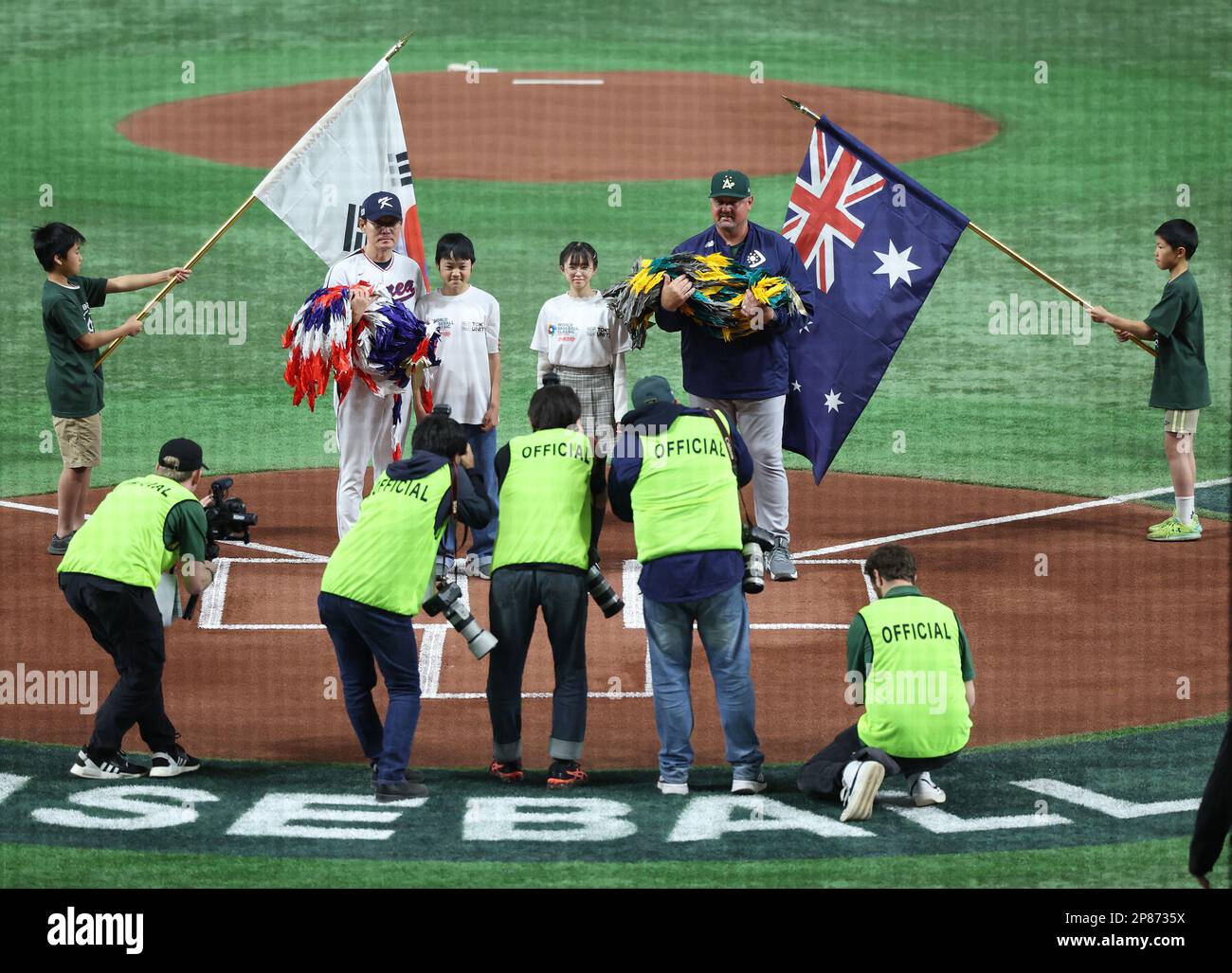 09th Mar, 2023. S. KoreaAustralia World Baseball Classic match Lee