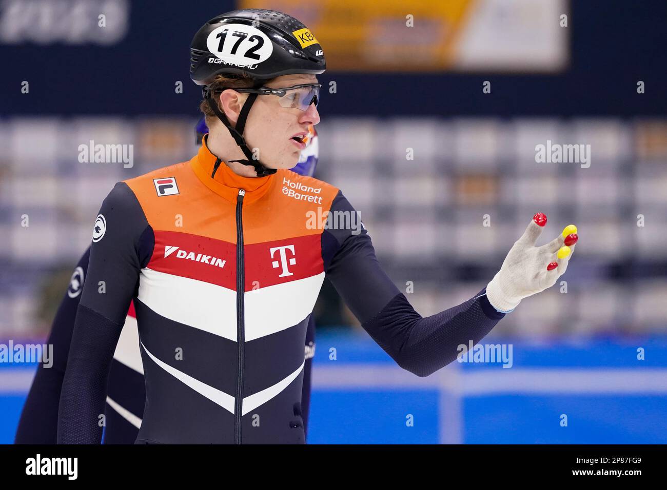 SEOUL, KOREA MARCH 9 Teun Boer of the Netherlands during a training