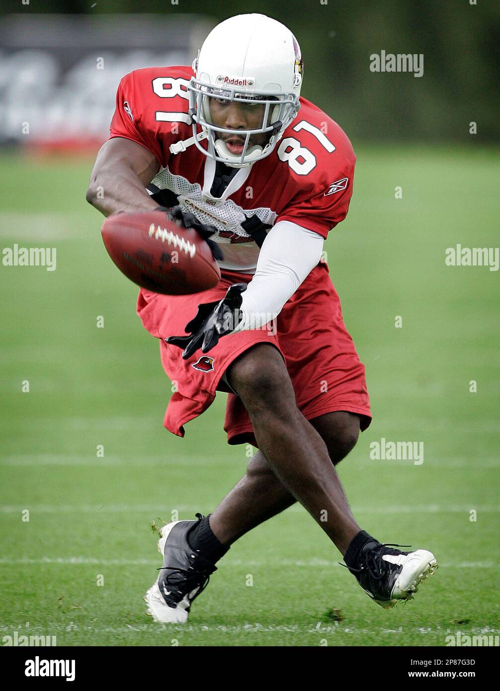Arizona Cardinals wide receiver Anquan Boldin makes a catch during NFL