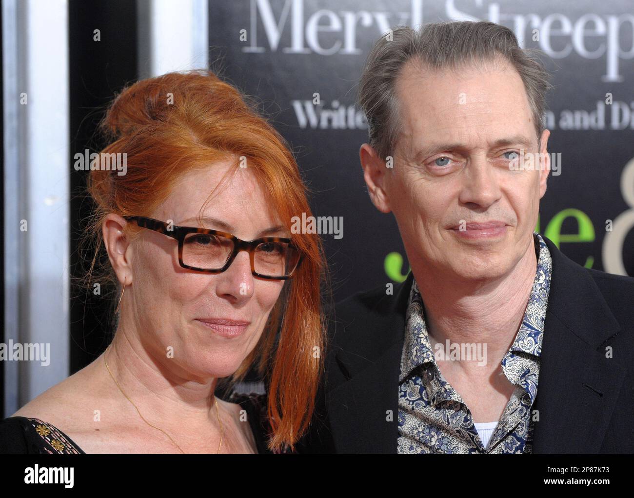 Actor Steve Buscemi and Jo Andres attend the premiere of