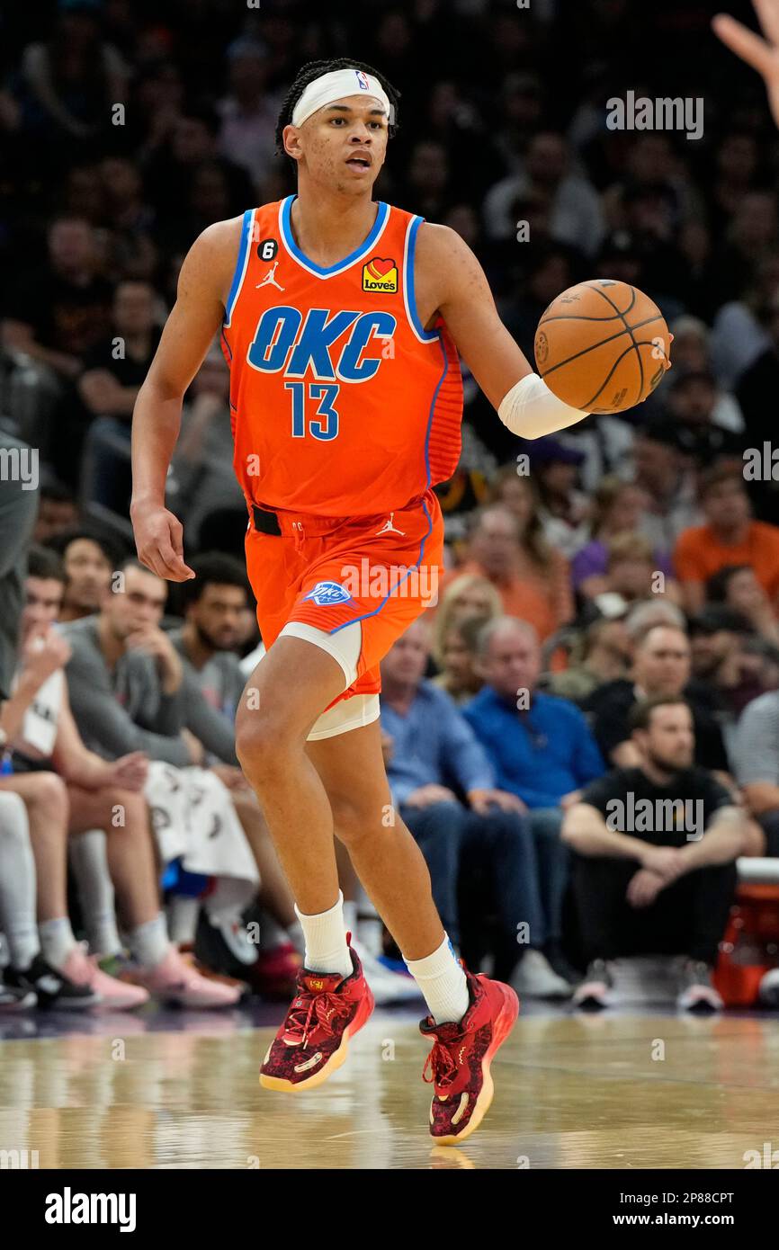 Oklahoma City Thunder forward Ousmane Dieng (13) during the first half