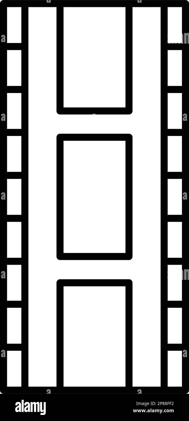 Film strip icon line design template Stock Vector Image & Art Alamy