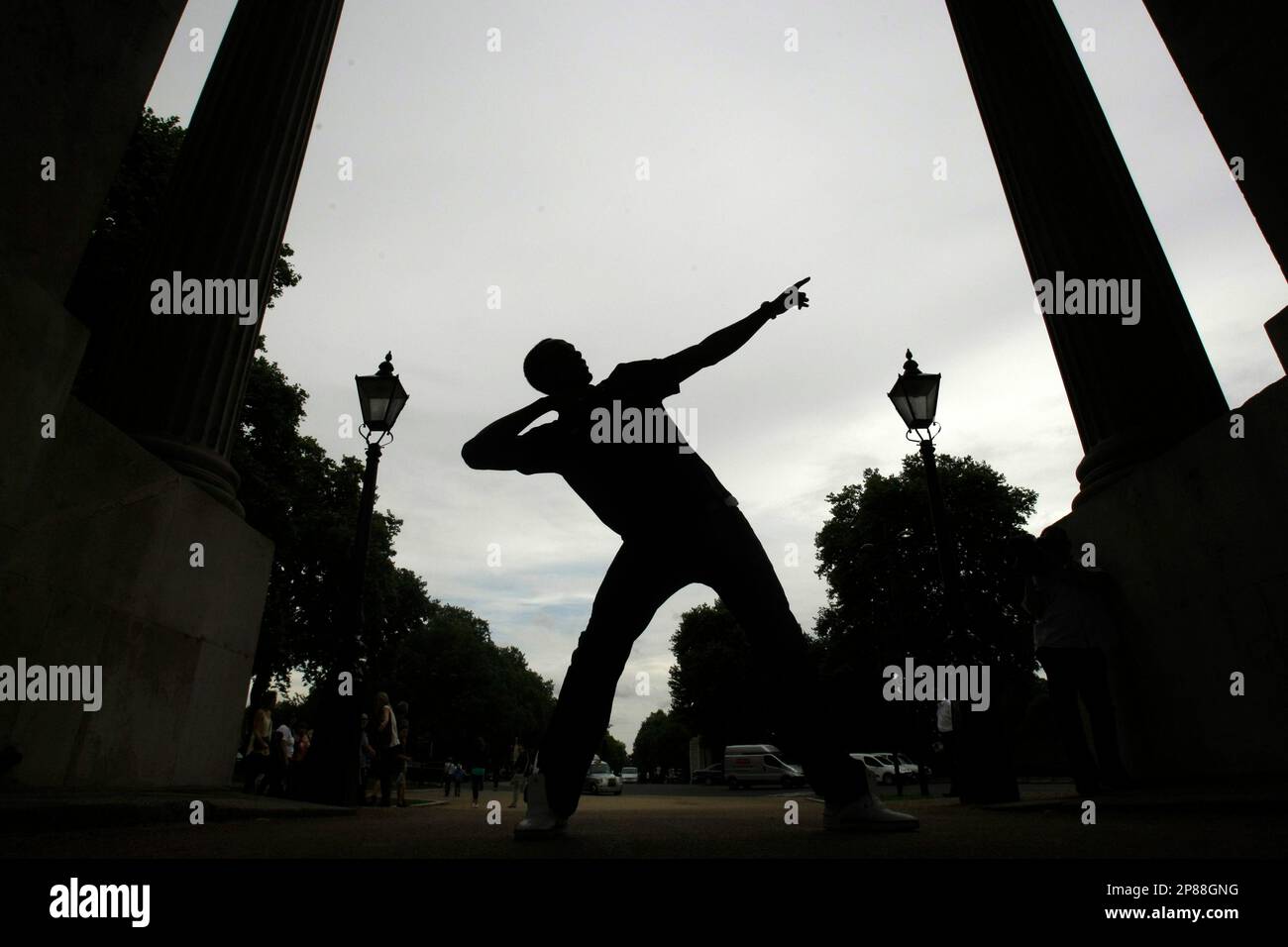 Jamaica's Usain Bolt, triple Olympic gold medalist and world record